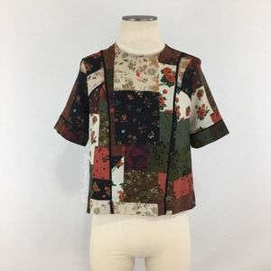 Top Shop Patwork Crop Top